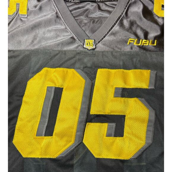 Vintage FUBU Jersey XXXL MEN’s Gray 90s 05 Champ League Skater Y2K - Picture 8 of 12